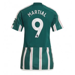 Maillot de foot Manchester United Anthony Martial #9 Extérieur Femmes 2023-24 Manches Courte